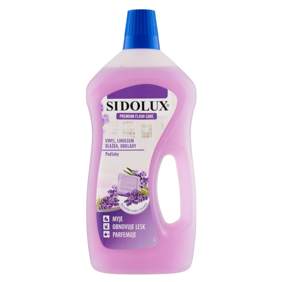 Sidolux Premium Floor Care Marseill Soap with Lavender vinyl a linoleum 750 ml