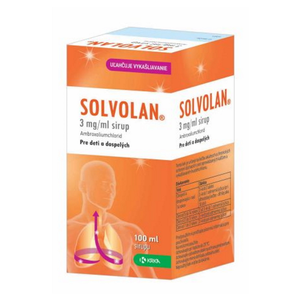 SOLVOLAN 3 mgml sirup 100 ml