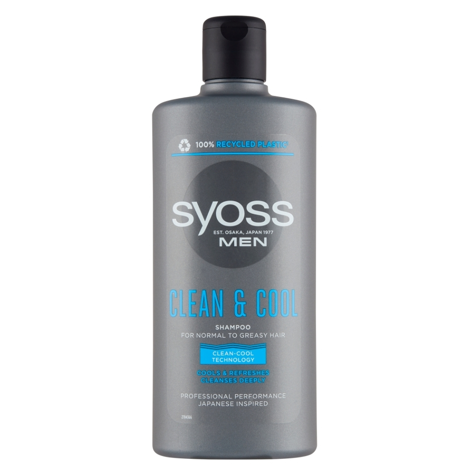 SYOSS Men Šampón na vlasy Clean  Cool 440 ml