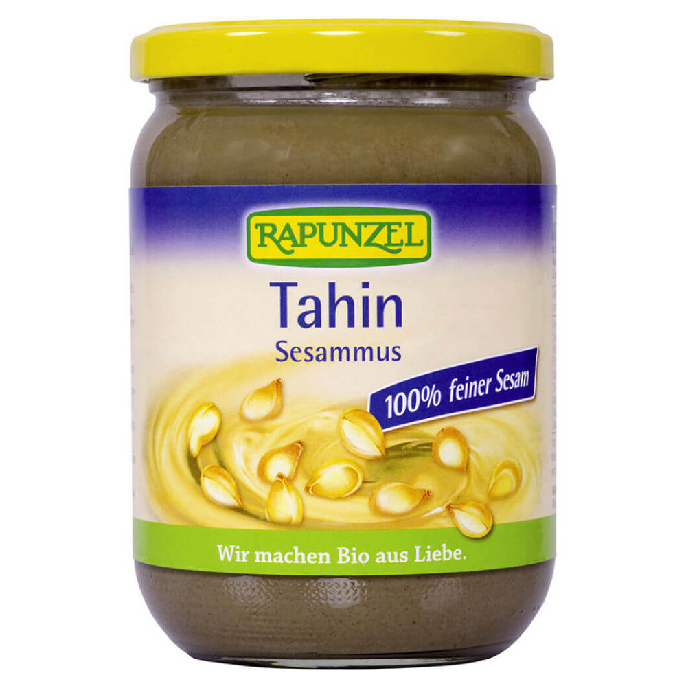 Tahini - 100 percent -ný sezamové pasta bez soli Rapunzel 500g-BIO