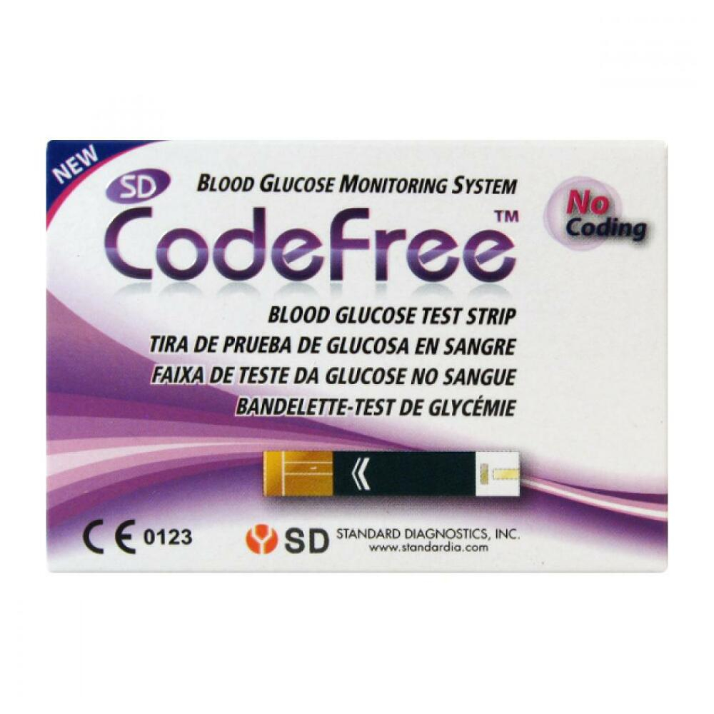 Testovacie prúžky pre SD Codefree 50ks