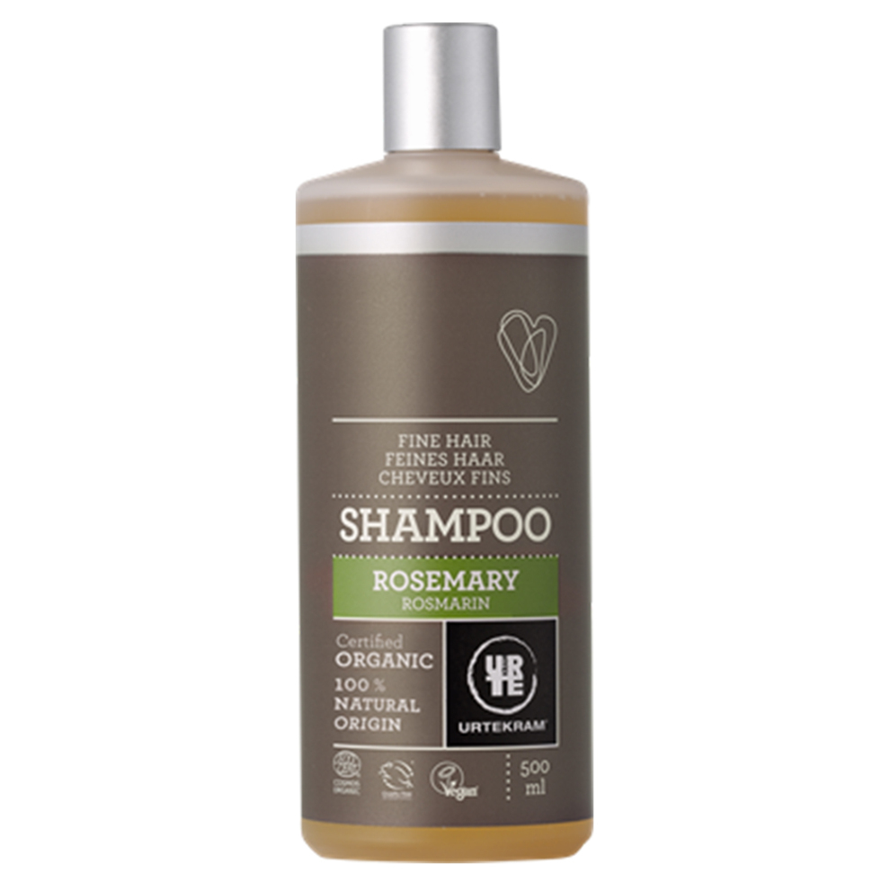URTEKRAM BIO Rozmarínový šampón pre jemné vlasy 500 ml