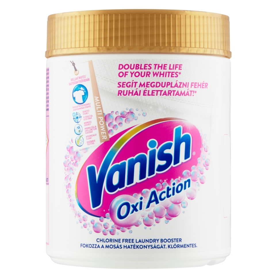 VANISH Oxi Action Prášok na bielenie a odstránenie škvŕn 470 g