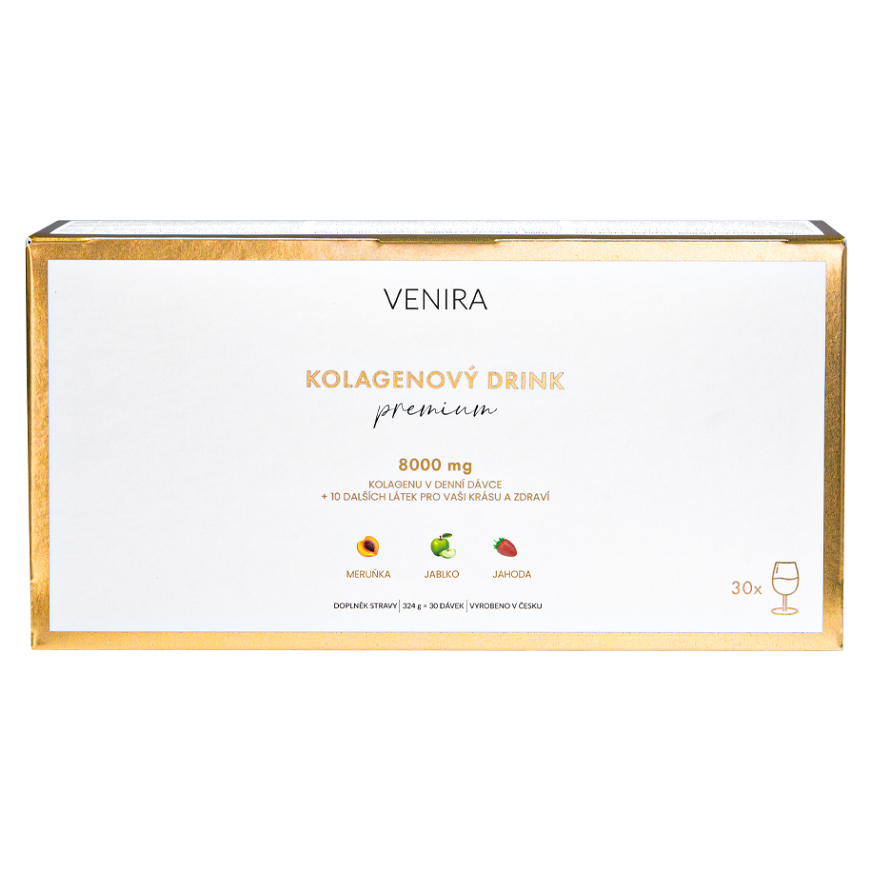 VENIRA Premium kolagénový drink mix príchuťou 30 sáčkov