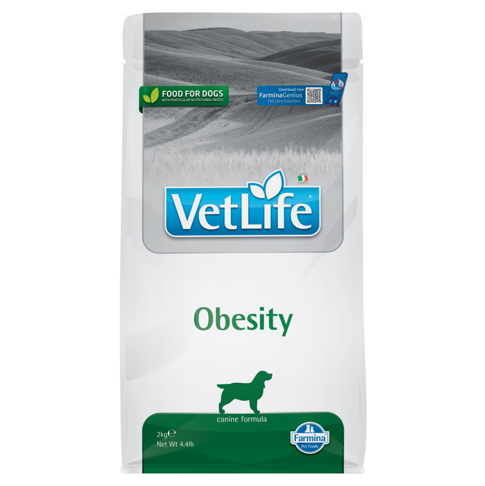 VET LIFE Natural Obesity granule pre psov, Hmotnosť balenia (g): 2 kg