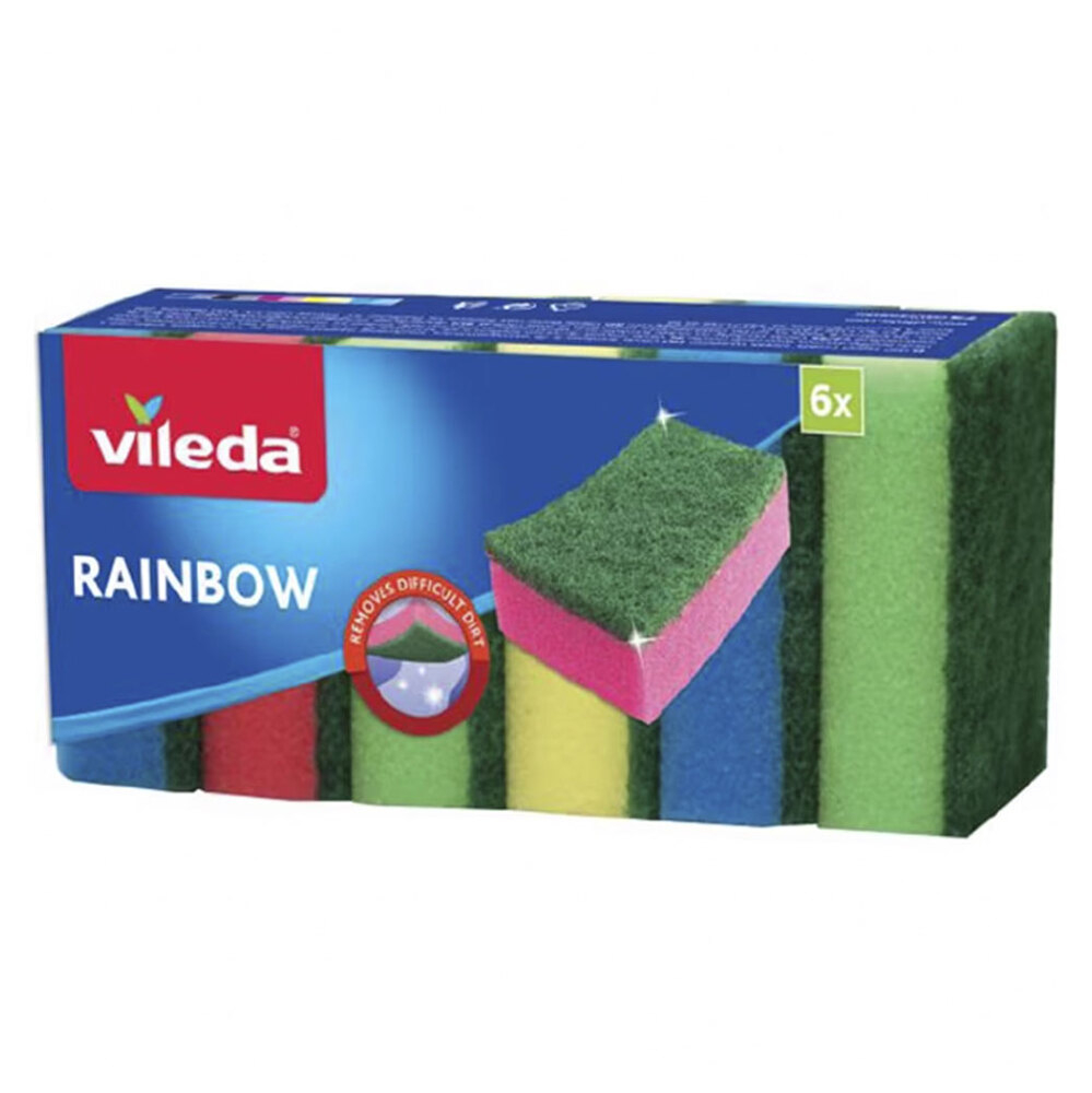 VILEDA Rainbow hubka 6 kusov
