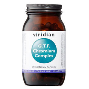 VIRIDIAN Nutrition G.T.F. Chromium Complex 90 kapsúl