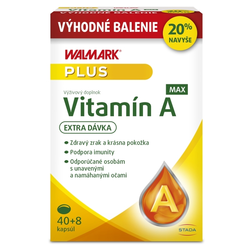 WALMARK Vitamín A MAX 408 kapsúl