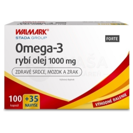 WALMARK Omega-3 rybí olej forte 1000 mg 10035 kapsúl