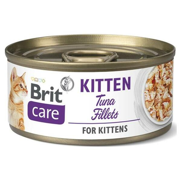BRIT Care KittenTuna Fillets konzerva pre mačiatka 70 g