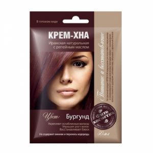 Krémová henna na vlasy s lopúchovým olejom odtieň BURGUND - Fitokosmetik - 50 ml