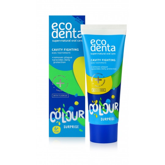 Zubná pasta pre deti, ochrana pred zubným kazom - Ecodenta - 75 ml