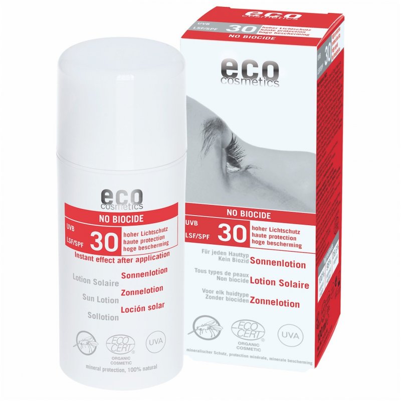 Opaľovací krém SPF 30 s repelentom, Bio - Eco Cosmetics - 100 ml