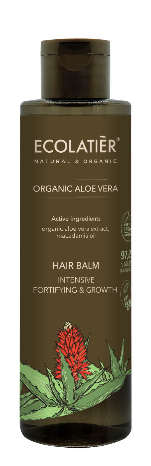 Balzam Aloe vera - posilňuje a podporuje rast vlasov - EcoLatier Organic - 250ml