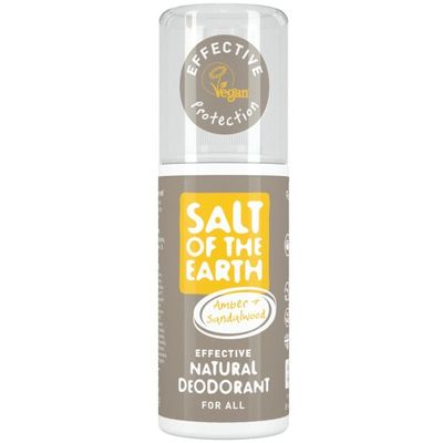 Prírodný kryštálový deodorant v spreji - jantár, santalové drevo - Salt of the Earth - 100 ml