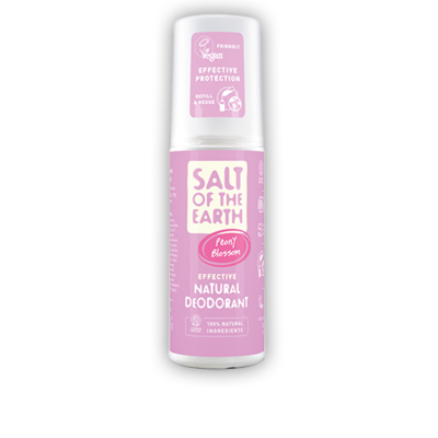Prírodný kryštálový deodorant v spreji - kvet pivónie - Salt of the Earth - 100 ml