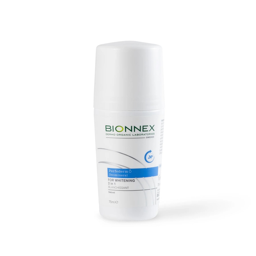 Minerálny deodorant roll-on 2v1 pri hyperpigmentácii - 75ml - Bionnex