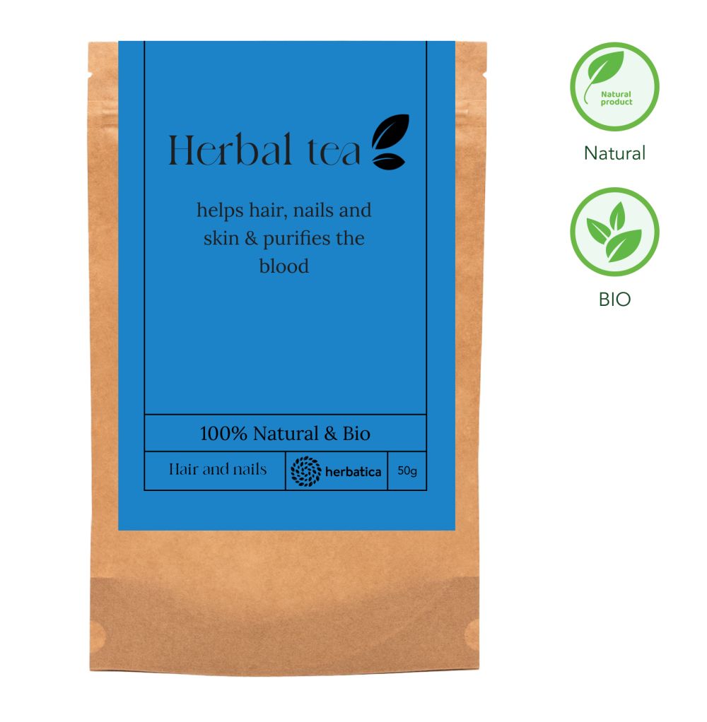 Bylinný čaj Vlasy a nechty - 50g - Herbatica